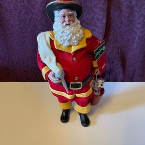 NWT: Fireman 11.2” Santa Claus